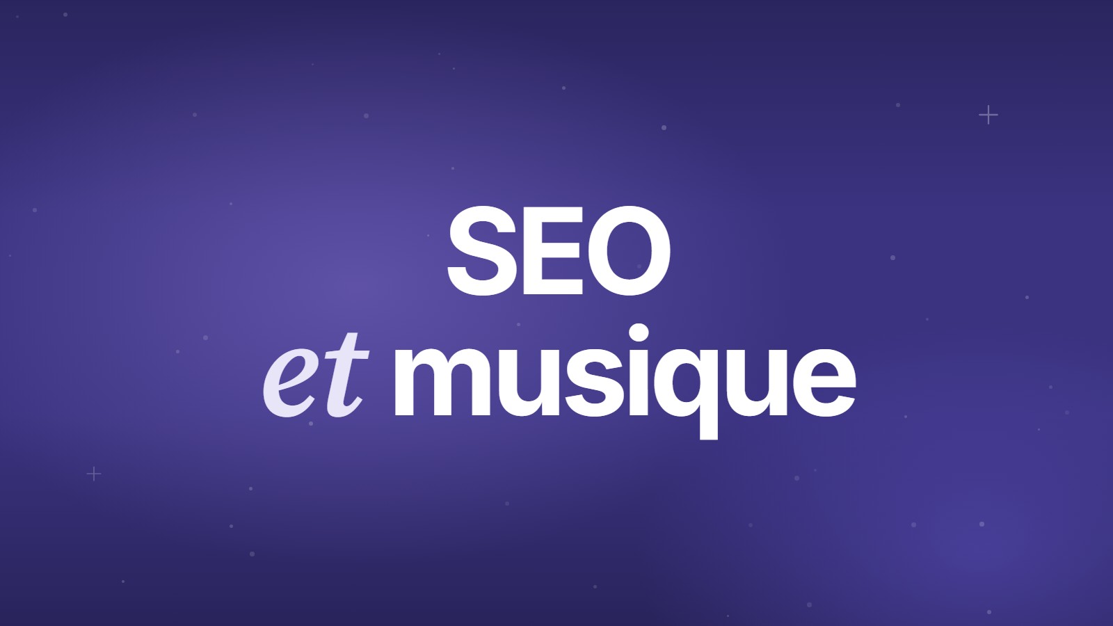 SEO et musique